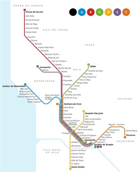 porto portugal metro map
